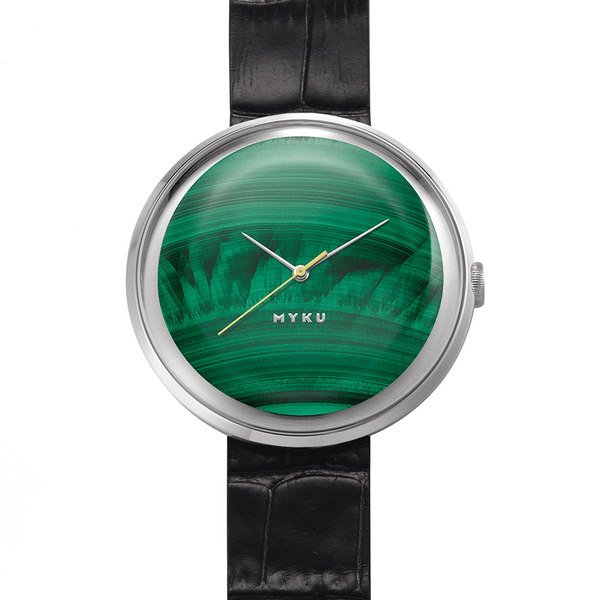 MYKU Automatic Malachite Watch Limited Edition 